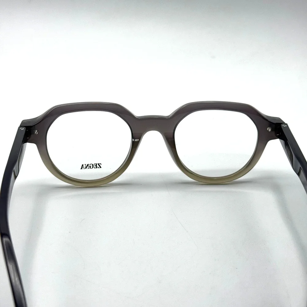 Ermenegildo Zegna Eyeglass Frames EZ5303 020 Gray Gradient Geometric 49-23-145